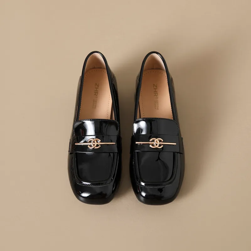 ZHR Loafers Women's Burgundy, Black-2