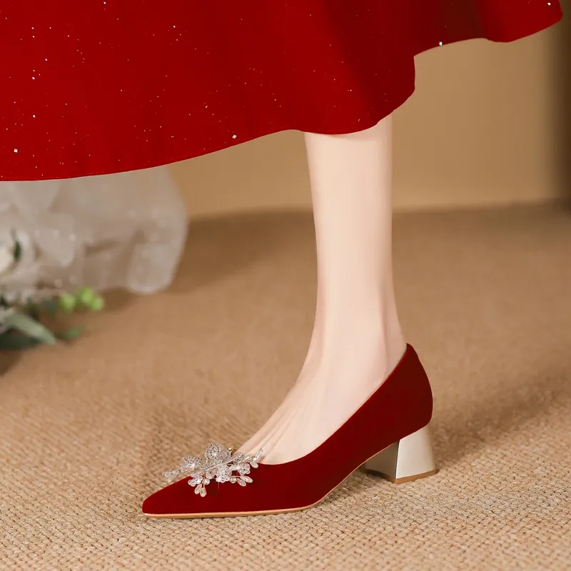 ZHR Slim Heel High Heels 8cm Women's-28