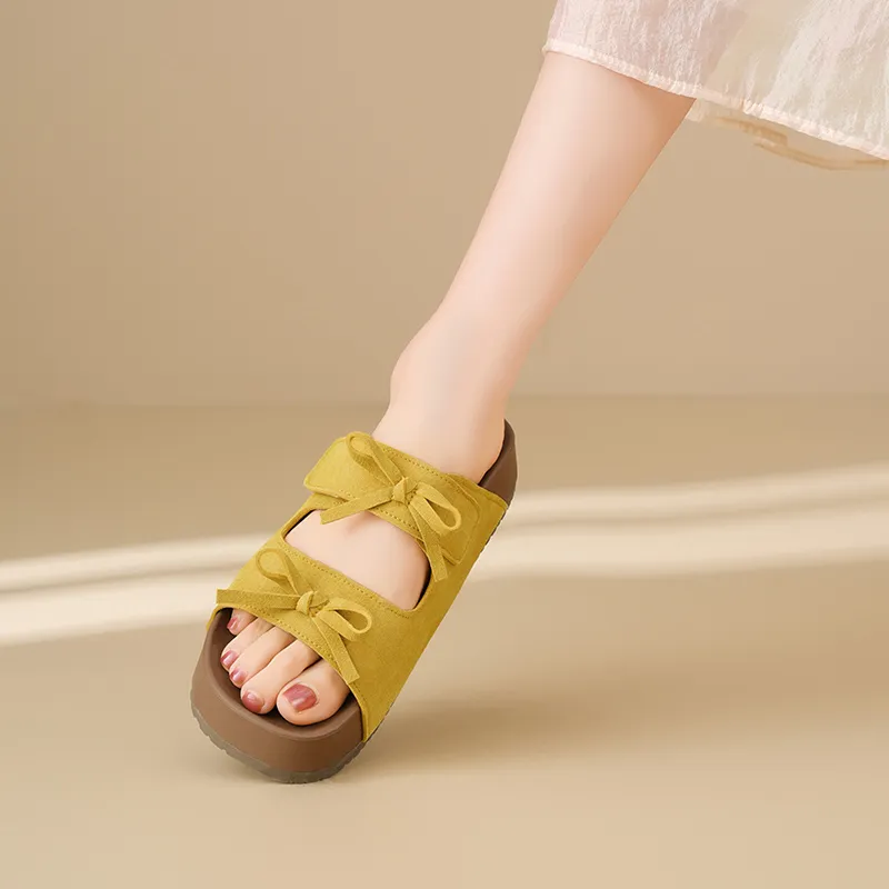 ZHR Slide Slippers Women's Pink, Yellow-5