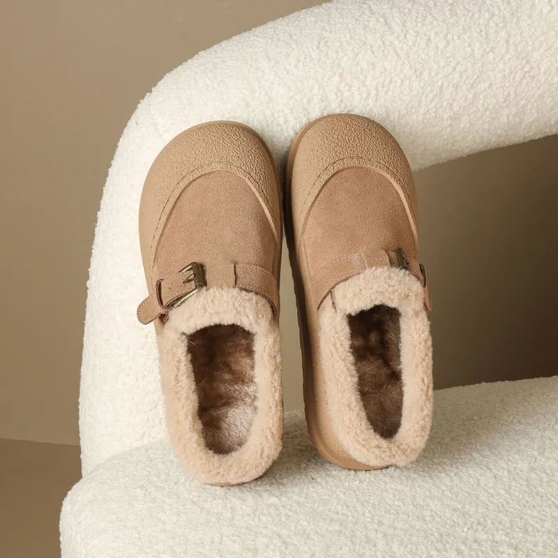 ZHR Boken Slippers Lightweight Wear Resistant And Warm Low Top Casual Shoes-4
