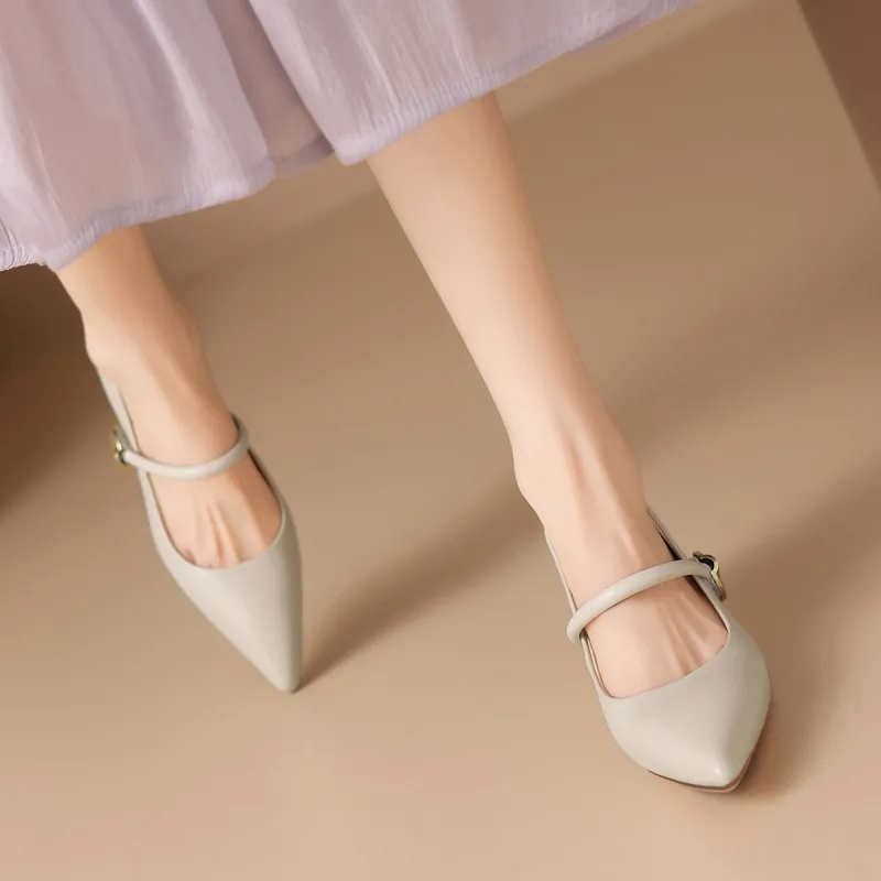 ZHR Slim Heel High Heels 4.5cm Women's-4