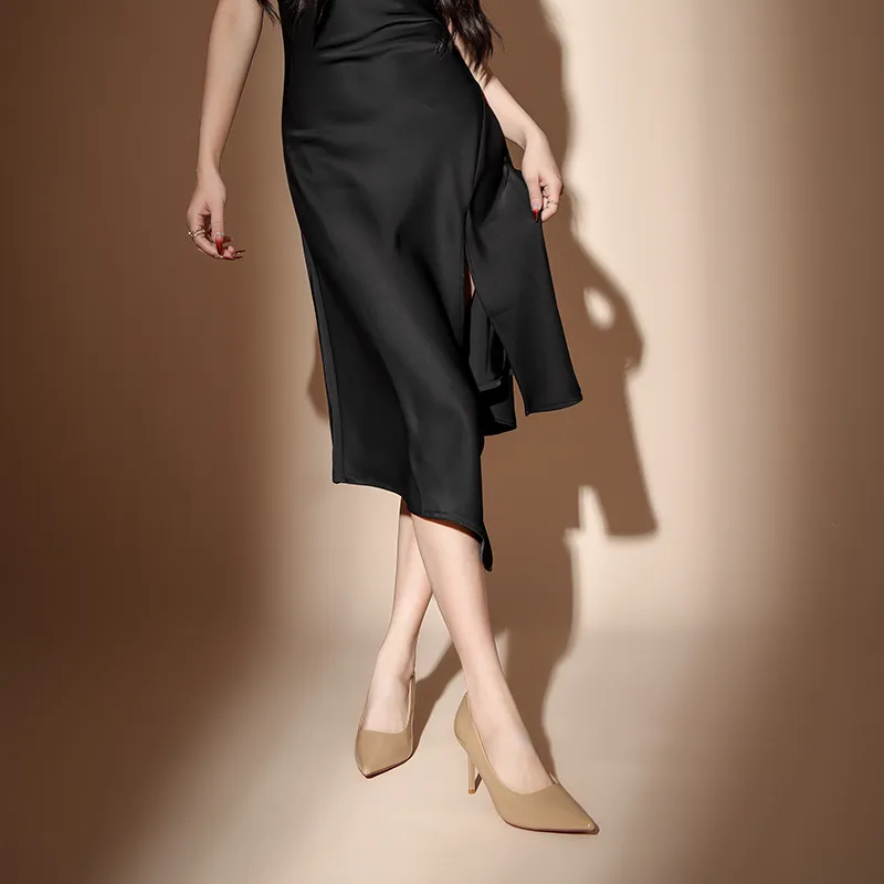 ZHR Slim Heel High Heels 8cm Women's-31