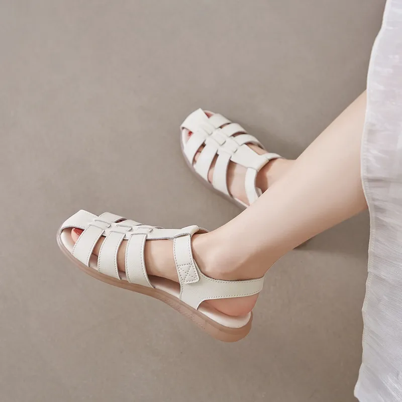 ZHR Roman Sandals Women's Beige-3