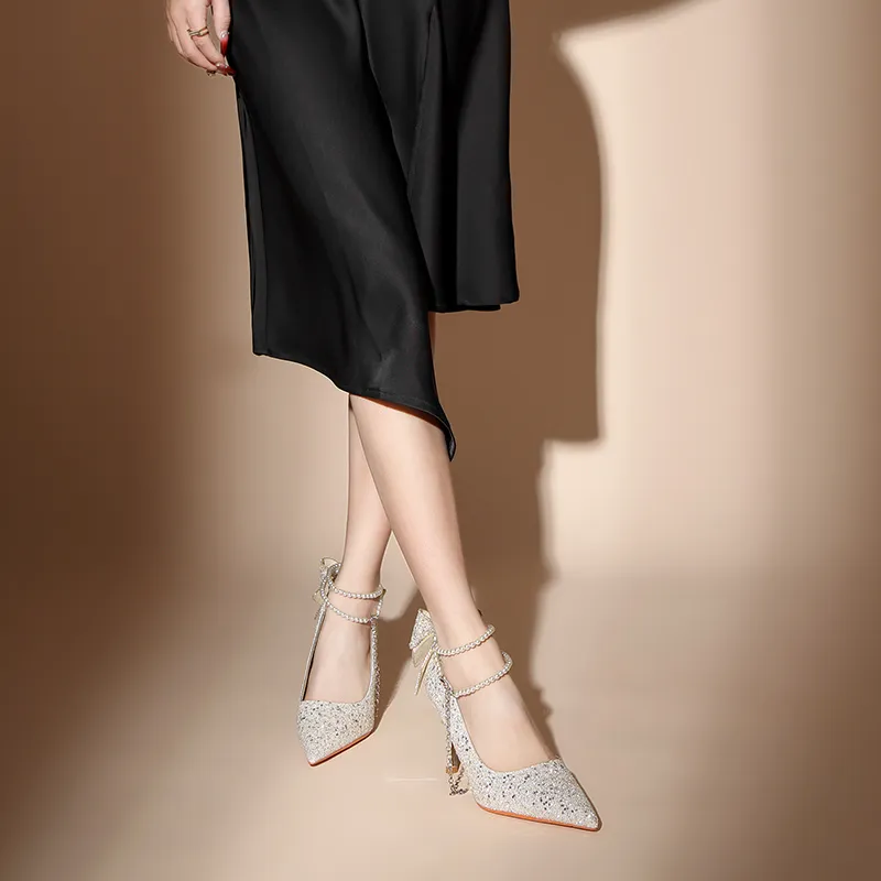 ZHR Slim Heel High Heels 8.5cm Women's-3