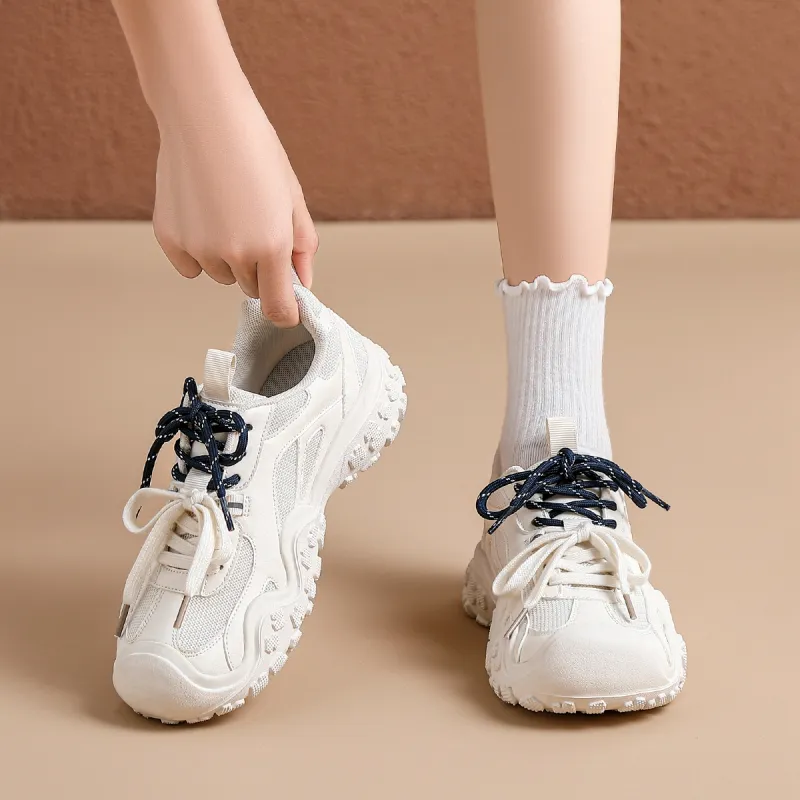 ZHR Ugly Cute Shoes Cushioning Anti-Slip And Wear-Resistant Low-Top Casual Shoes Women's-11