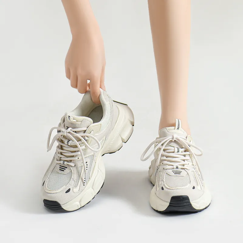 ZHR Lightweight Height Increasing Low Top Chunky Sneakers Unisex-3
