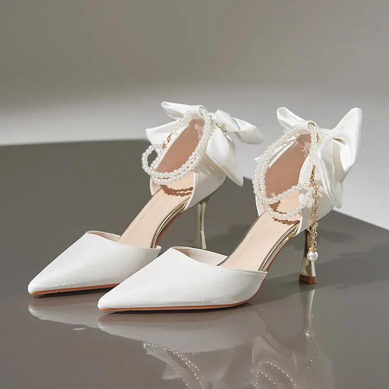 ZHR Slim Heel High Heels 8cm Women's-14