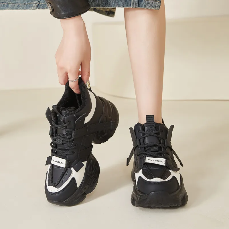 ZHR Sparkling Galaxy Cushioning Breathable Low-Top Chunky Sneakers Women's-31