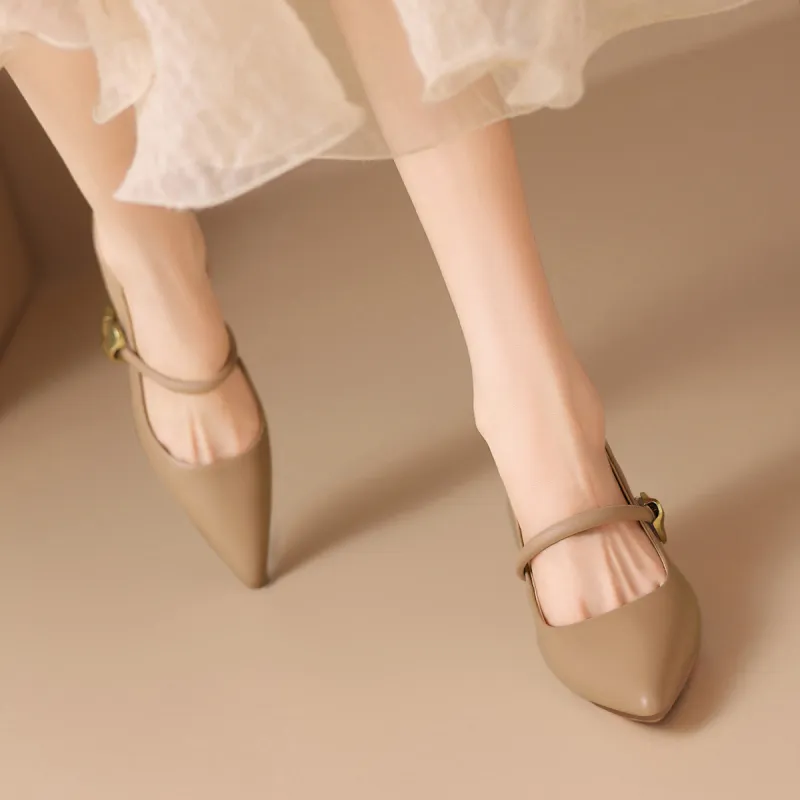 ZHR Slim Heel High Heels 4.5cm Women's-18