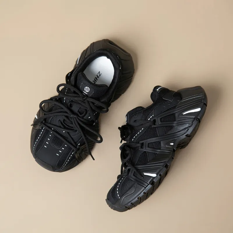 ZHR Durable Breathable Low-Top Chunky Sneakers Women's-9
