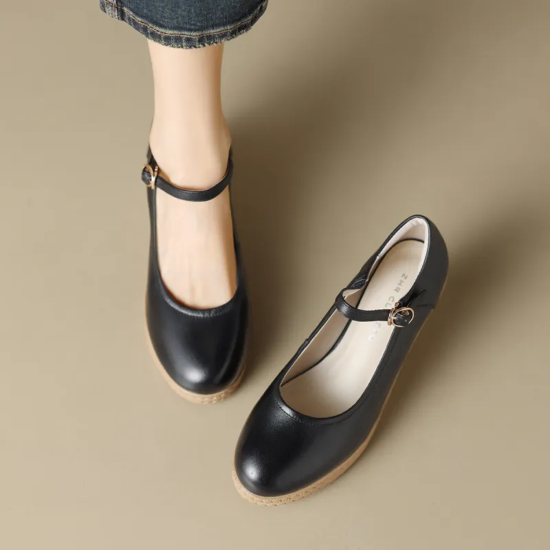 ZHR Wedge Heel High Heels 7cm Women's-13