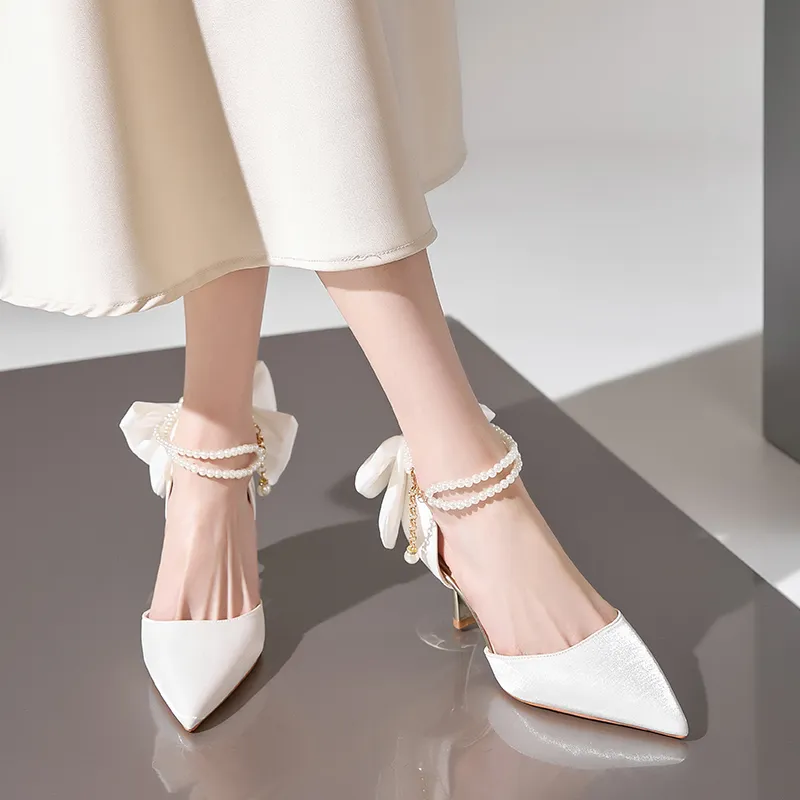 ZHR Slim Heel High Heels 8cm Women's-11