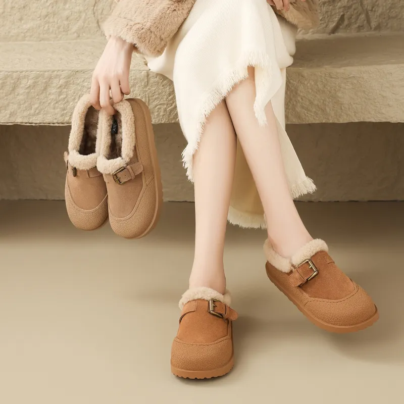 ZHR Boken Slippers Lightweight Wear Resistant And Warm Low Top Casual Shoes-8