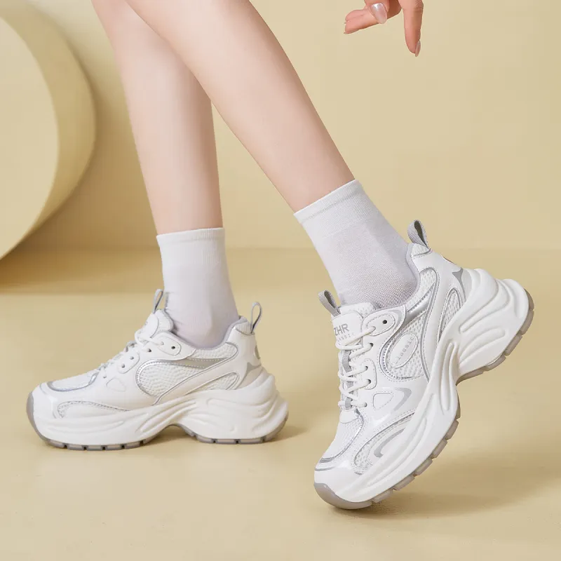 ZHR Moonlit Shadow Abrasion Resistant Breathable Low Top Chunky Sneakers Women's-9