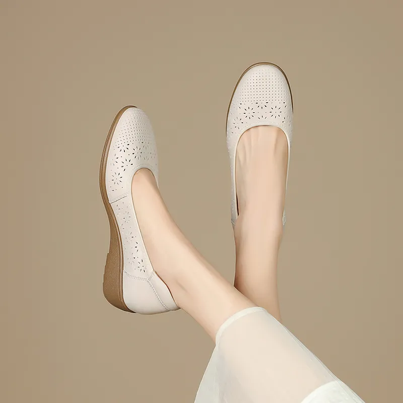 ZHR High Heels Women's Beige/Black-4