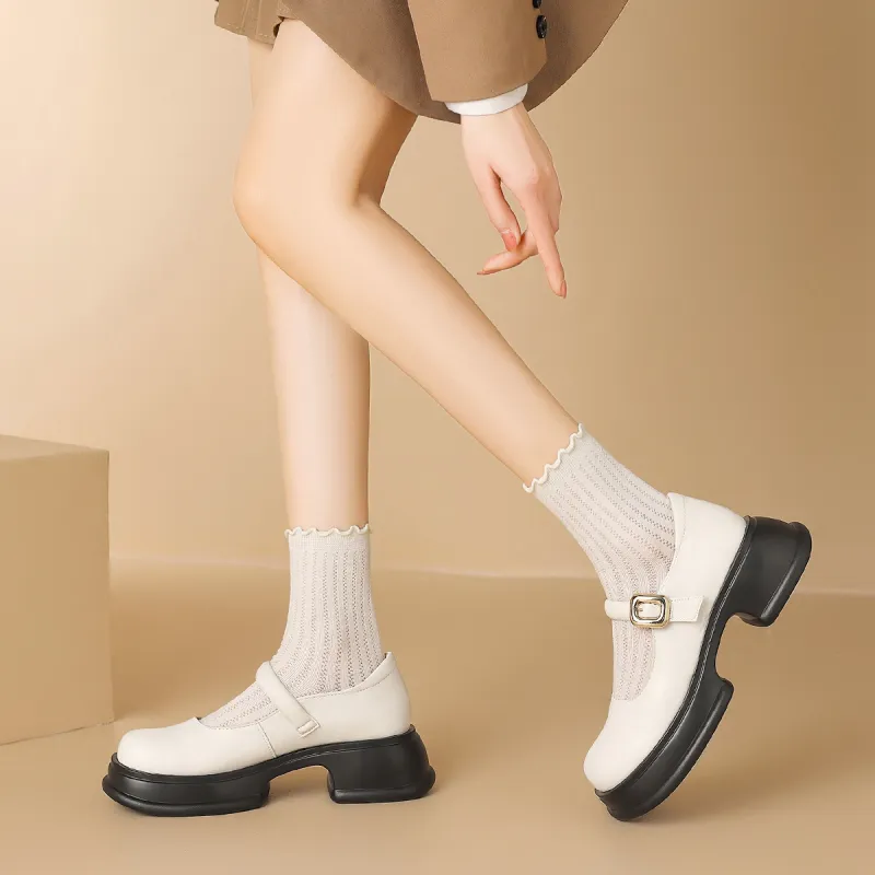 ZHR Mary Jane Shoes 5.5cm Women's-9