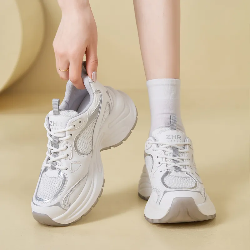 ZHR Moonlit Shadow Abrasion Resistant Breathable Low Top Chunky Sneakers Women's-10