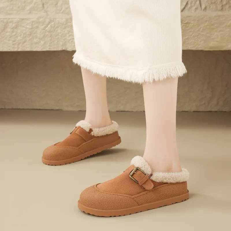 ZHR Boken Slippers Lightweight Wear Resistant And Warm Low Top Casual Shoes-9