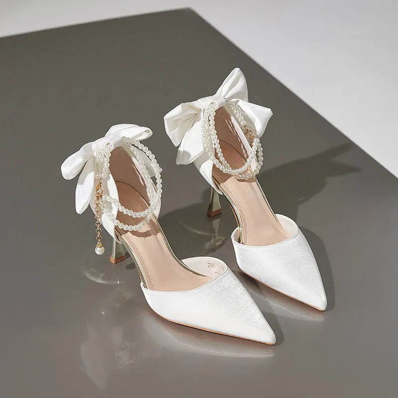 ZHR Slim Heel High Heels 8cm Women's-15