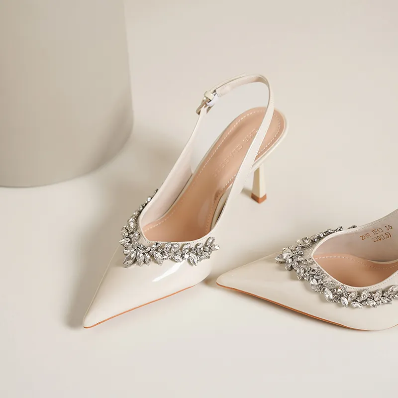 ZHR Slim Heel High Heels 8cm Women's-33
