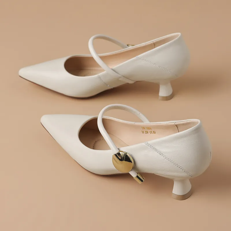 ZHR Slim Heel High Heels 4.5cm Women's-6