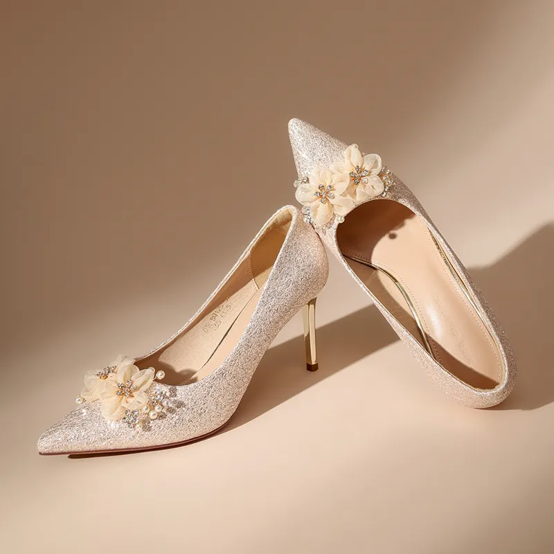 ZHR Slim Heel High Heels 8cm Women's-24