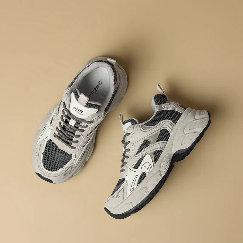 ZHR Moon Shadow Abrasion Resistant Low Top Chunky Sneakers Women's-3