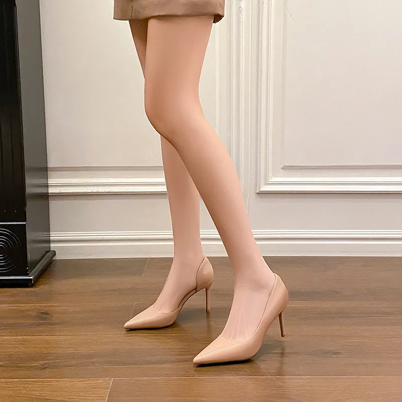 ZHR Slim Heel High Heels 8cm Women's-17