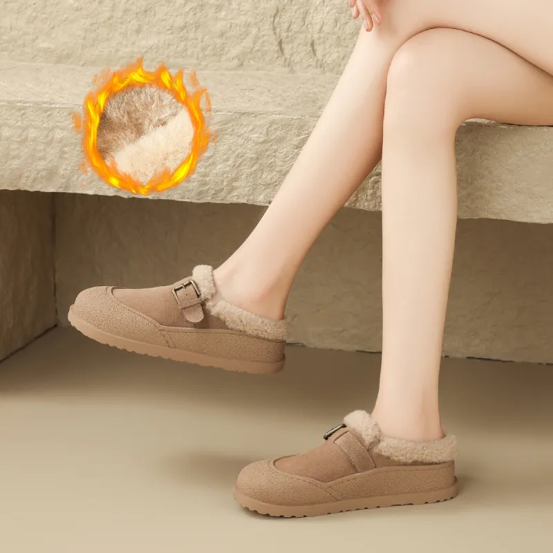 ZHR Boken Slippers Lightweight Wear Resistant And Warm Low Top Casual Shoes-2