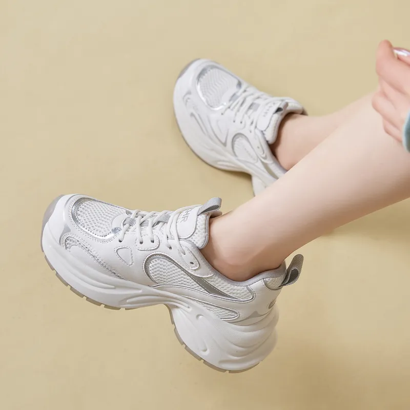 ZHR Moonlit Shadow Abrasion Resistant Breathable Low Top Chunky Sneakers Women's-11