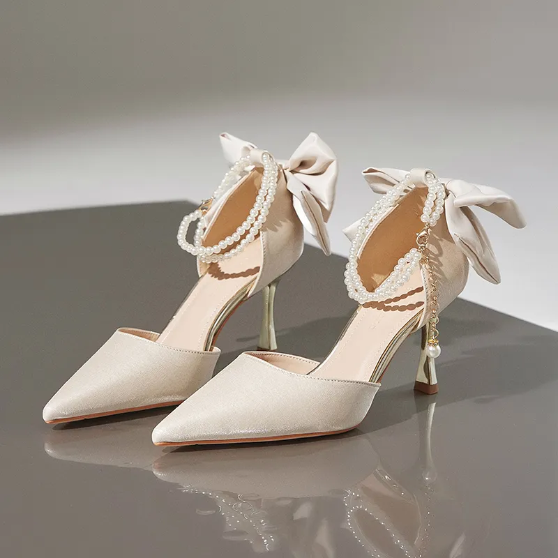 ZHR Slim Heel High Heels 8cm Women's-25