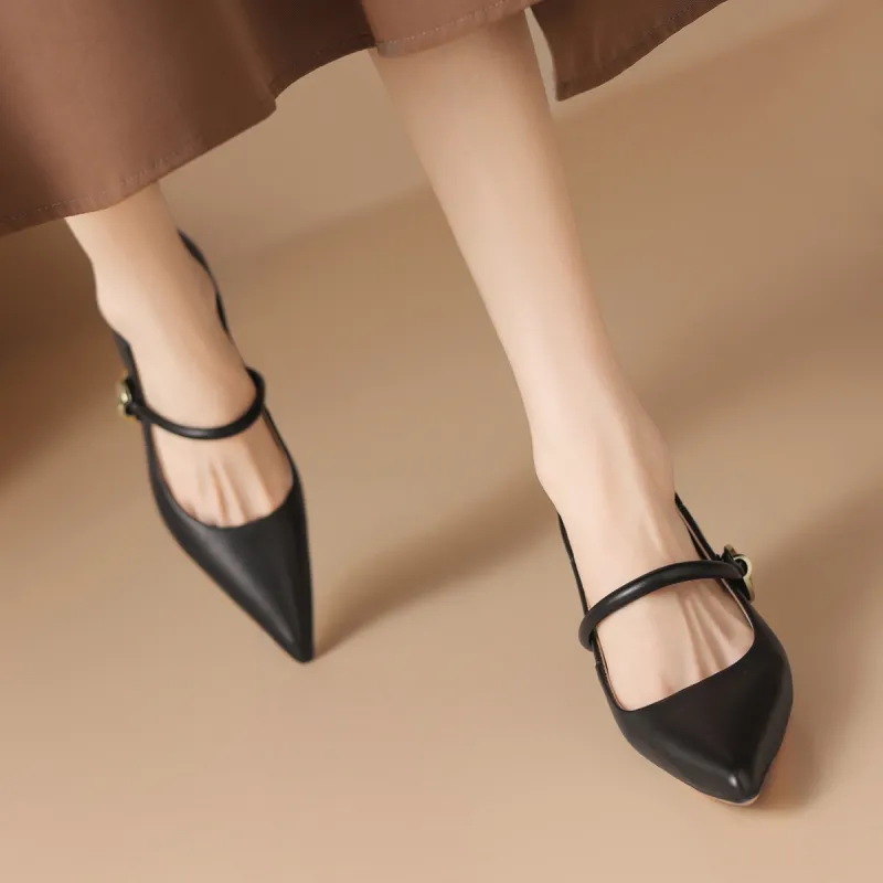 ZHR Slim Heel High Heels 4.5cm Women's-10