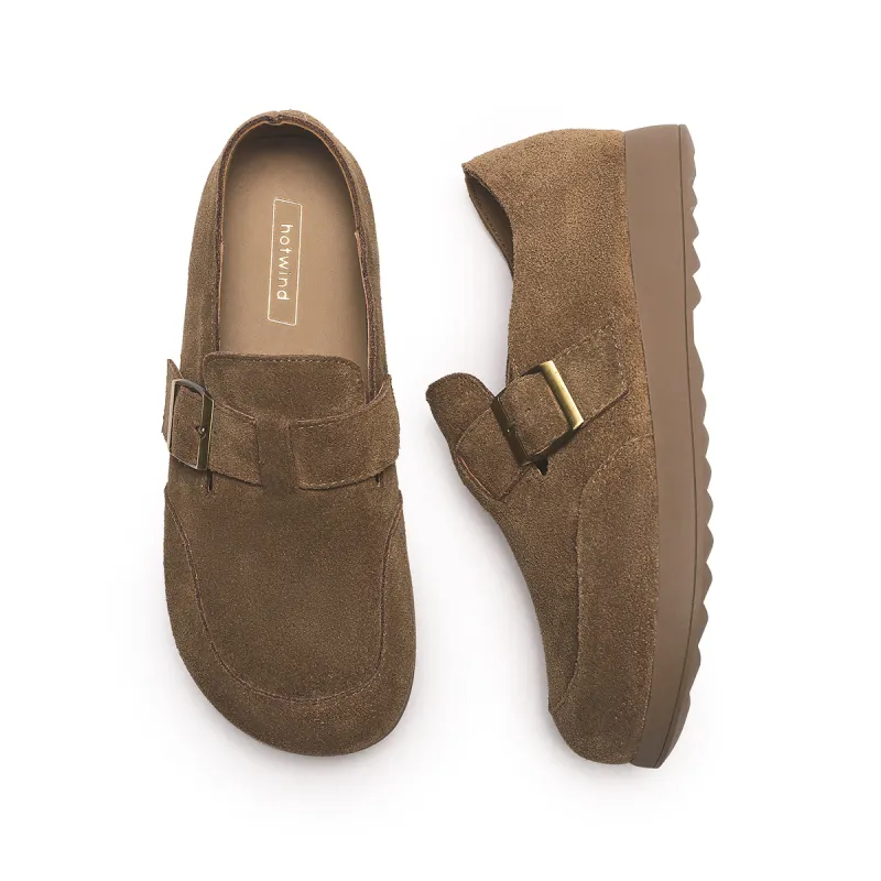 Hotwind Pinecone Grey Series Birkenstock Shoes Women's-1