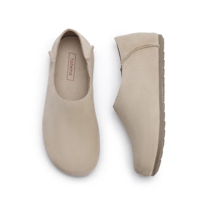 Hotwind Pinecone Grey Series Reversible Birkenstock Shoes Women's Casual Shoes Women's-6