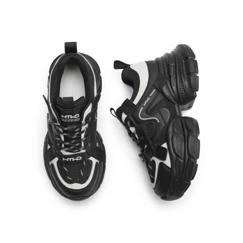 Hotwind Breathable Height Increasing Low Top Chunky Sneakers Women's-5