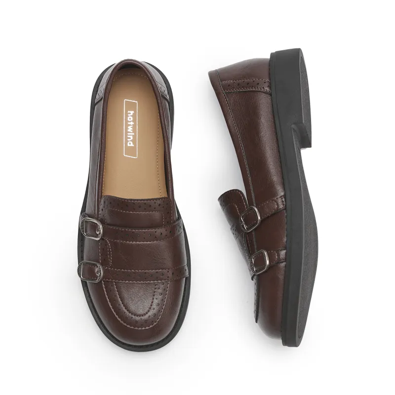 Hotwind Loafers Women's Black-6