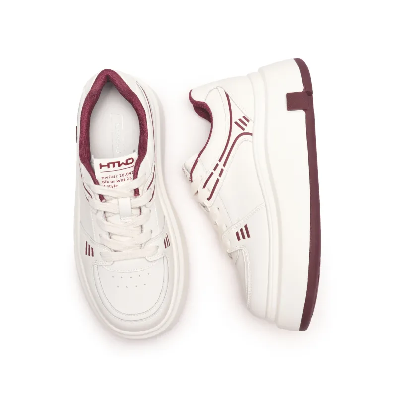 Hotwind Anti-Slip And Wear-Resistant Height Increasing Low-Top Skateboard Shoes Women's-5