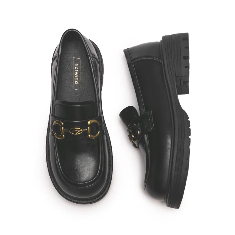 Hotwind Loafers Women's Black-1