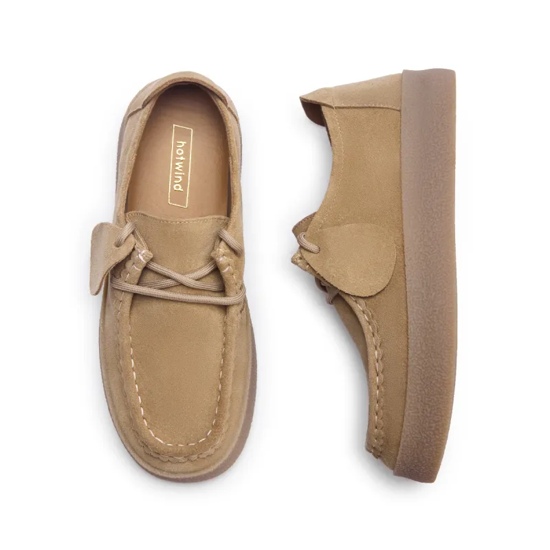 Hotwind Pinecone Grey Series Loafers Women's-6