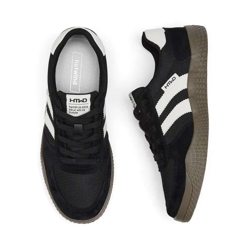 Hotwind German Army Trainers Lightweight And Breathable Low Top Skateboard Shoes Men's-8