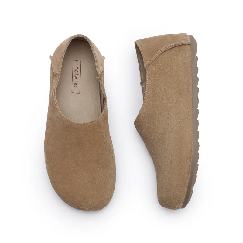 Hotwind Pinecone Grey Series Reversible Birkenstock Shoes Women's Casual Shoes Women's-1