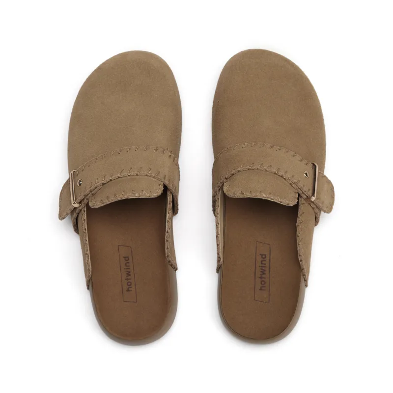 Hotwind Pinecone Grey Series Boken Shoes Women's Casual Shoes Women's-1