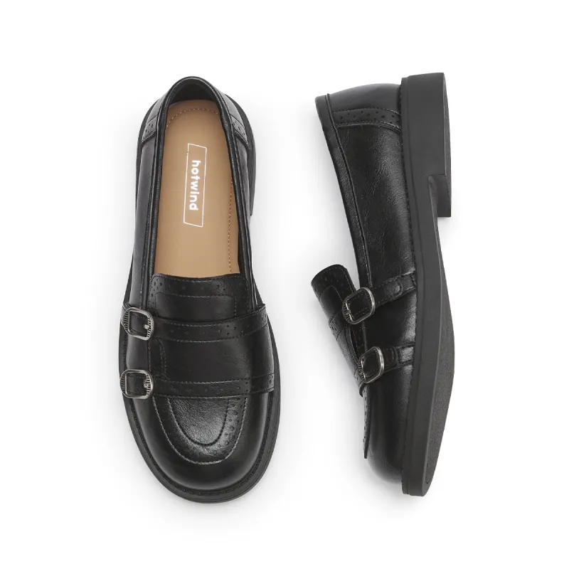 Hotwind Loafers Women's Black-1