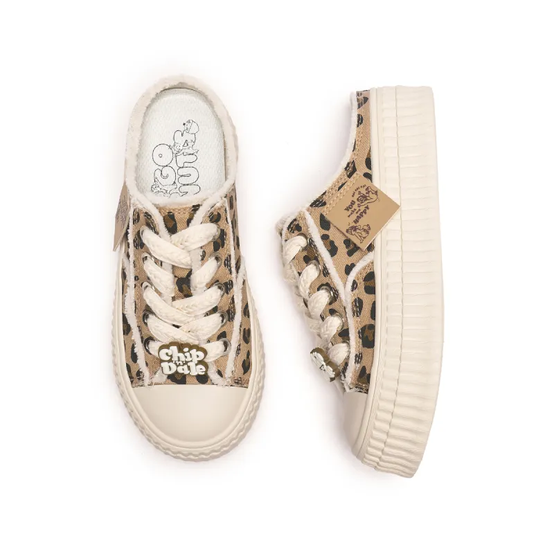 Disney x Hotwind Vintage Leopard Series Canvas Shoes Women's-6