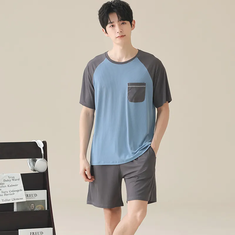 Maultiay Pajama Gift Box Men's Blue-1