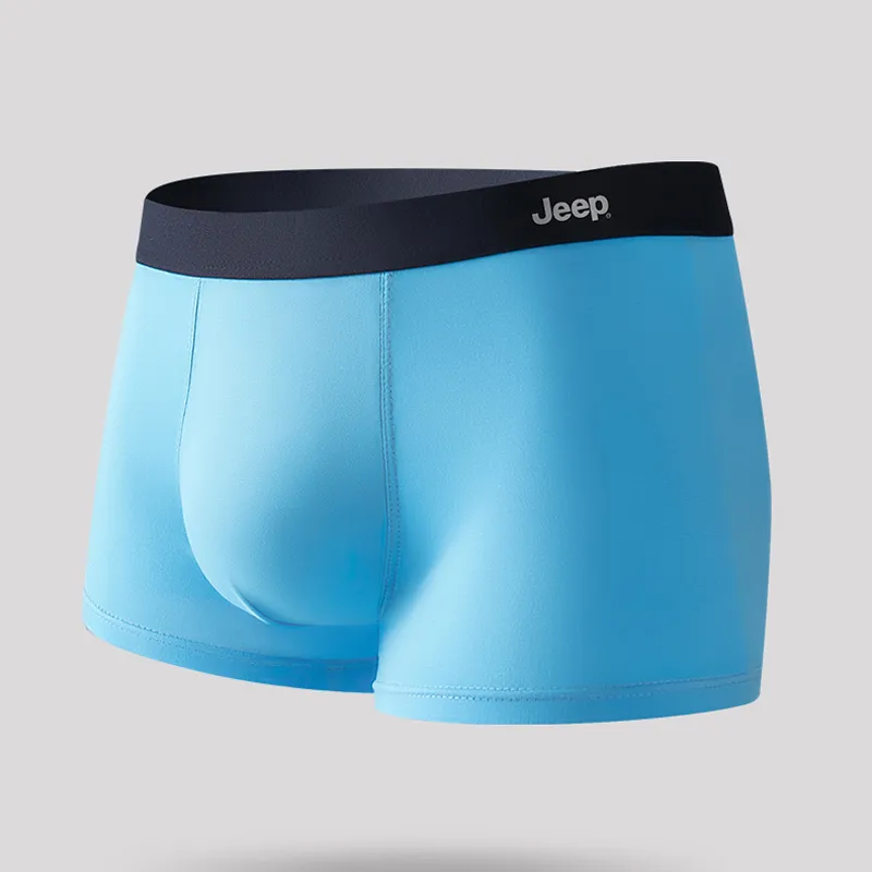 Jeep Underpants Comfortable And Breathable Versatile 100% Cotton Men's Box 3 Pack-15