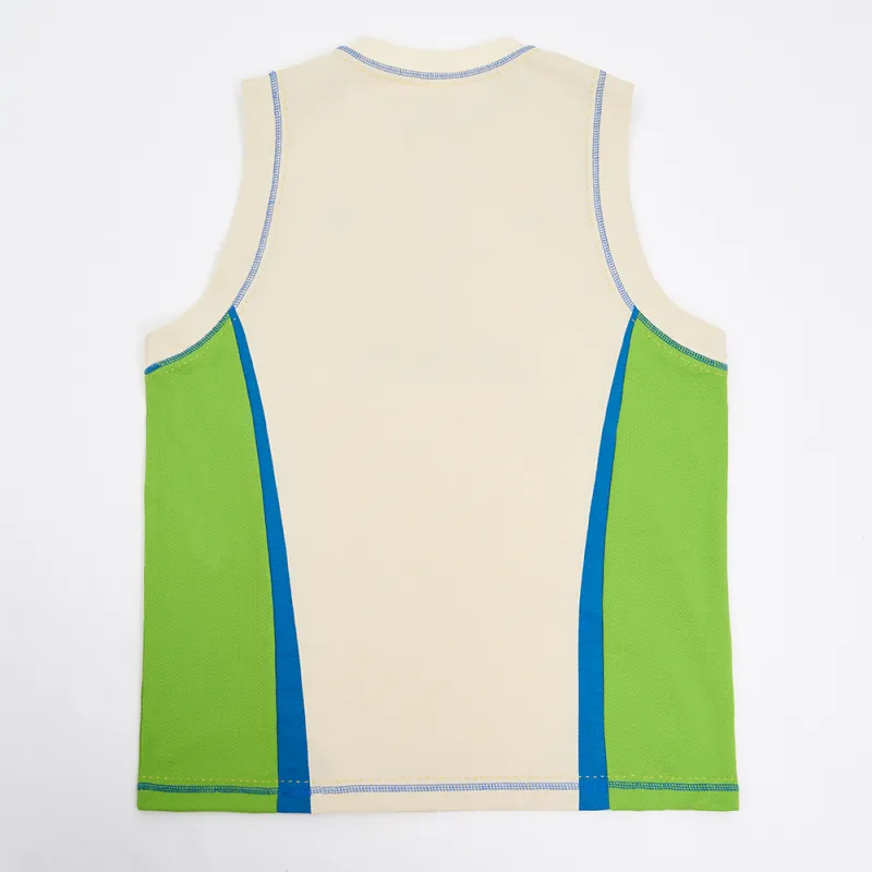 AMLM Tank Tops Unisex Beige Yellow-1