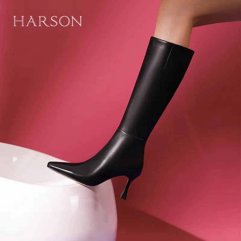 HARSON Knee high Boots 6.5cm Women's-4
