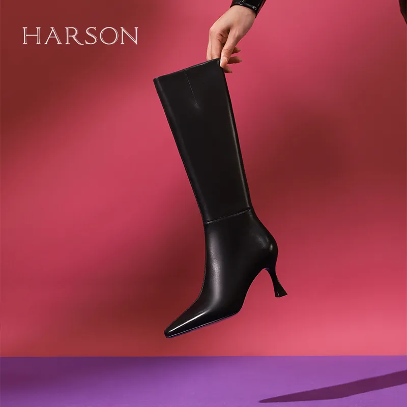 HARSON Knee high Boots 6.5cm Women's-5