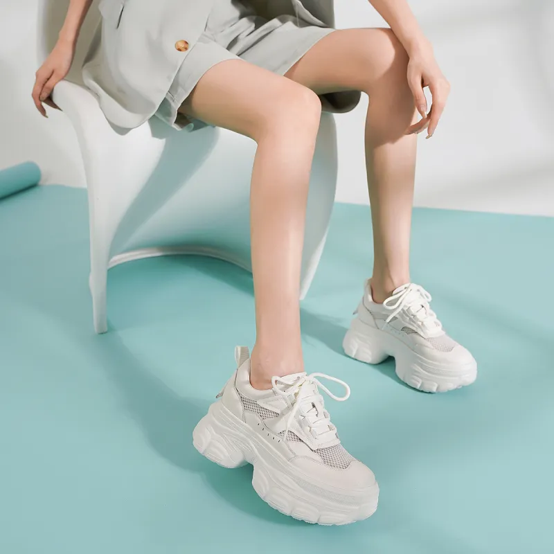 HARSON Low-Top Chunky Sneakers 7.5cm Women's-5